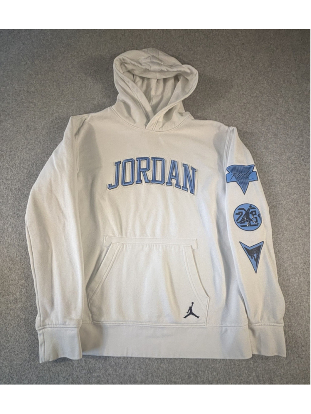 Jordan See Me Shine Hoodie Youth L 12-13 Sail Blue Pullover 95D543-782